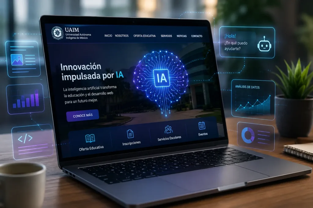 La inteligencia artificial transforma el desarrollo y diseño de páginas web