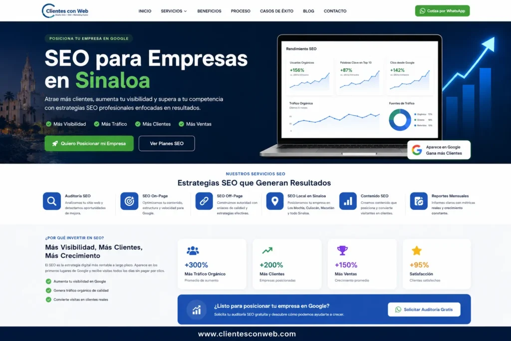 SEO para Empresas en Sinaloa