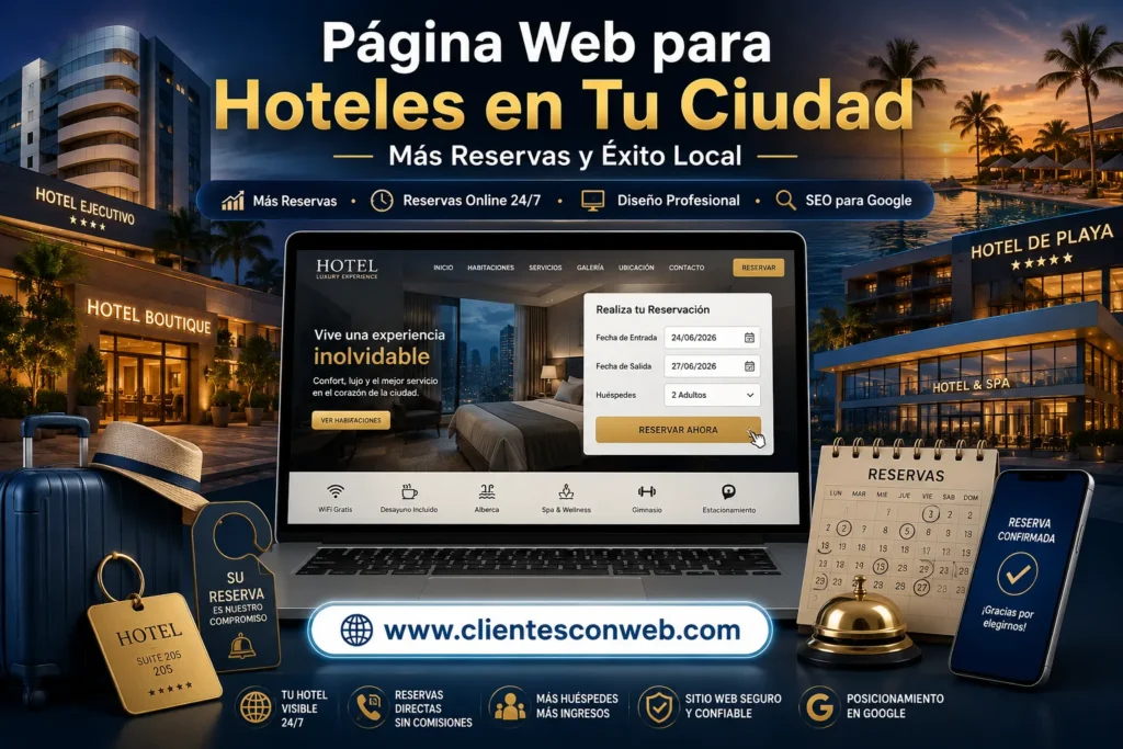 pagina web para hoteles