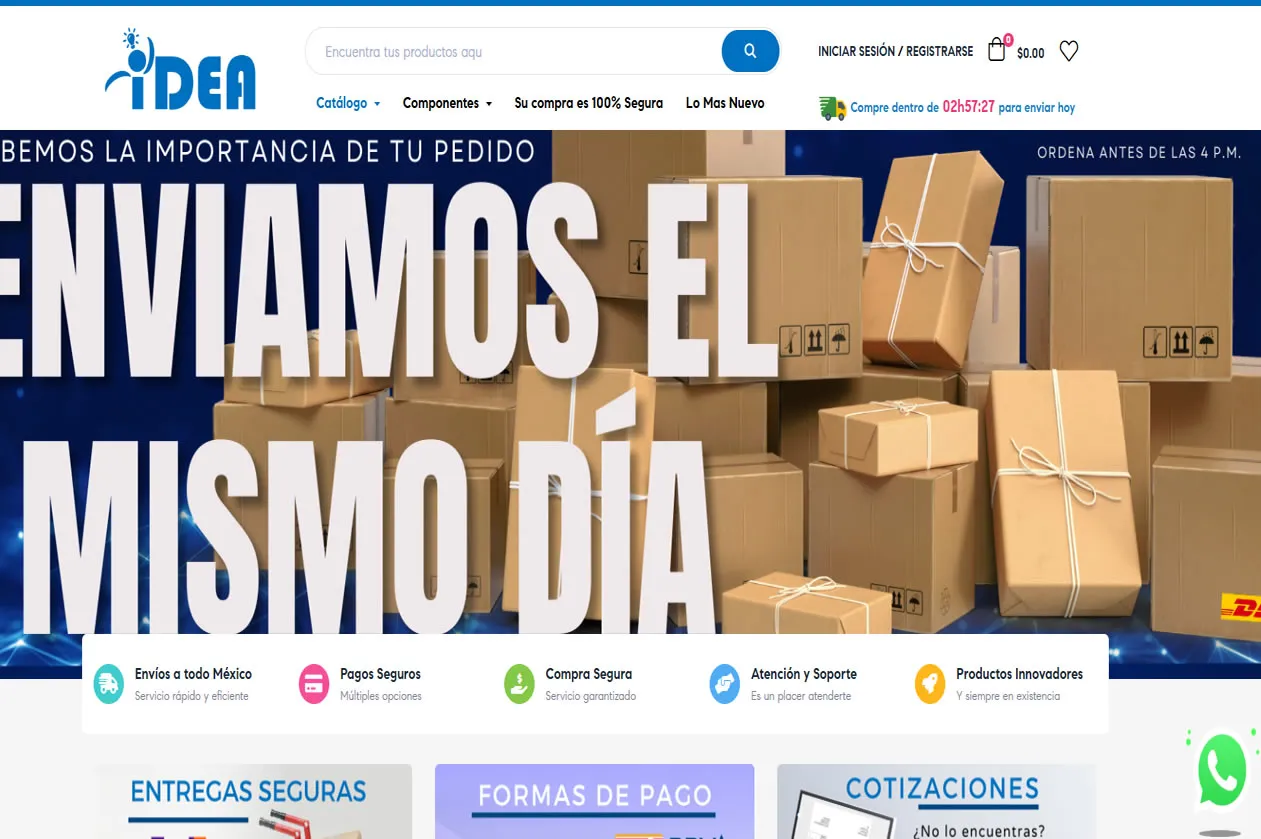 creacion de sitios web para venta