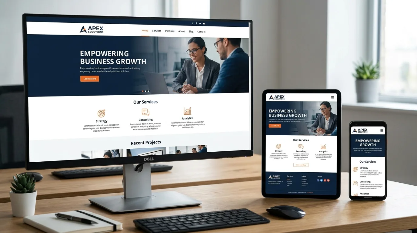 Sitio Web Profesional y Adaptable para tu Negocio en Querétaro Diseño web responsivo adaptándose a distintos dispositivos en Querétaro